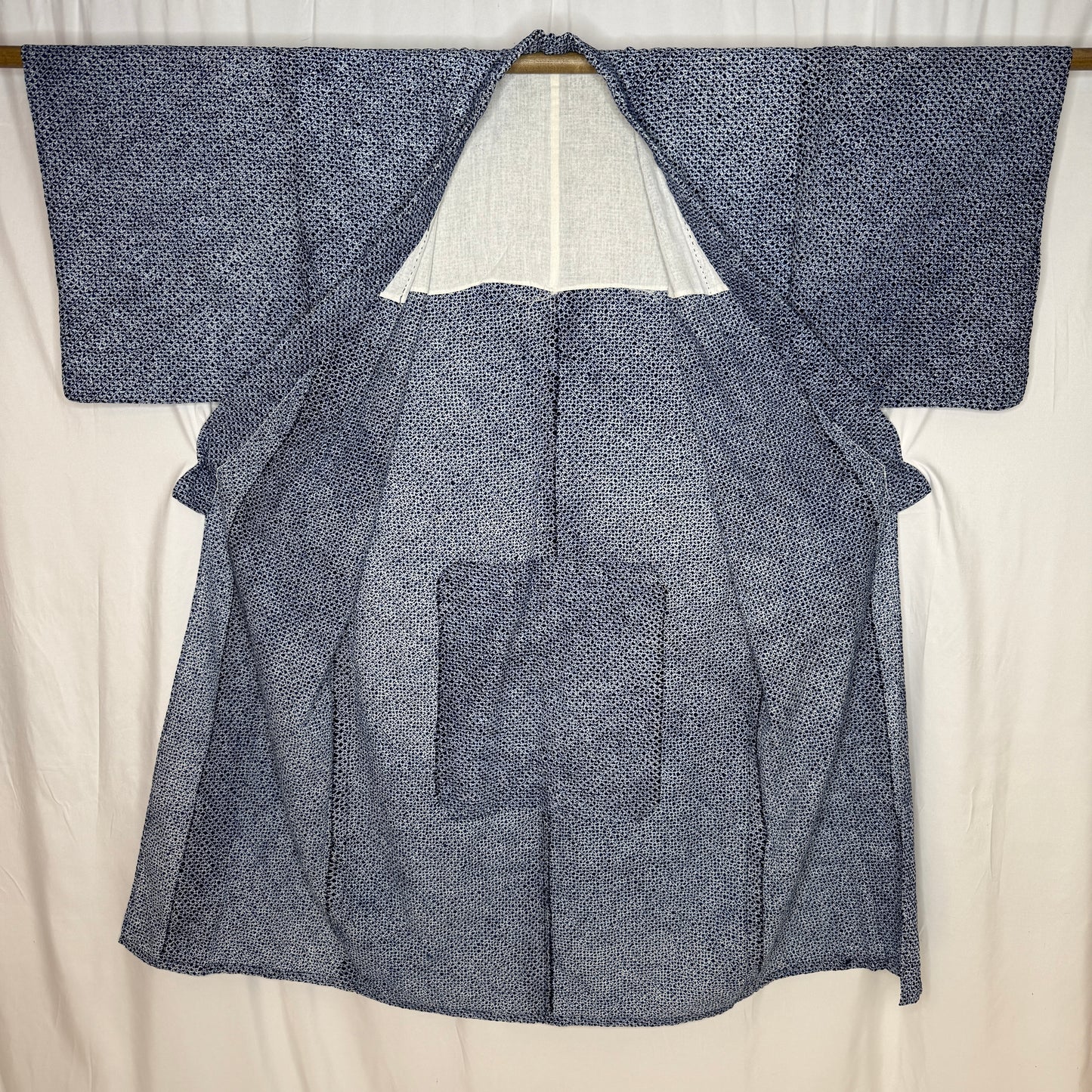 "Shibori Sky" Vintage Japanese Yukata