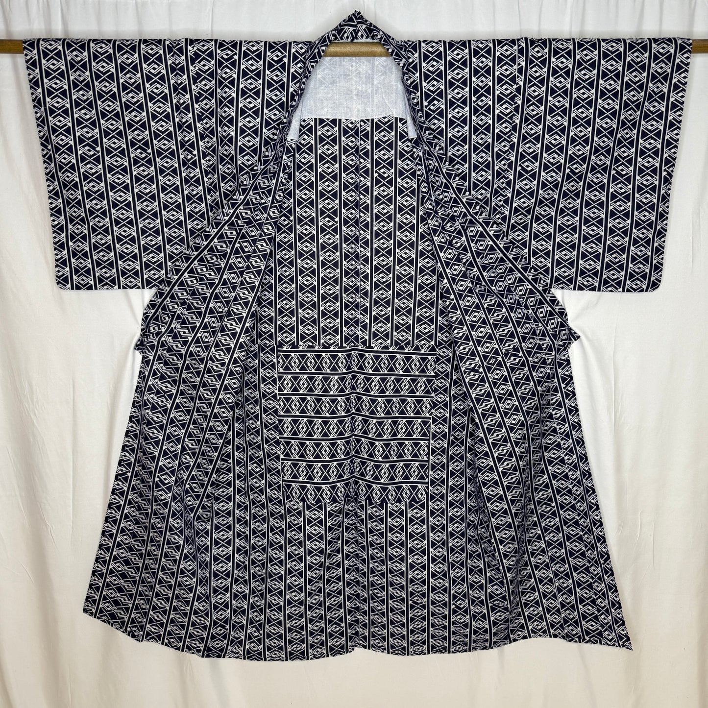 "Knot Lattice" Vintage Japanese Yukata