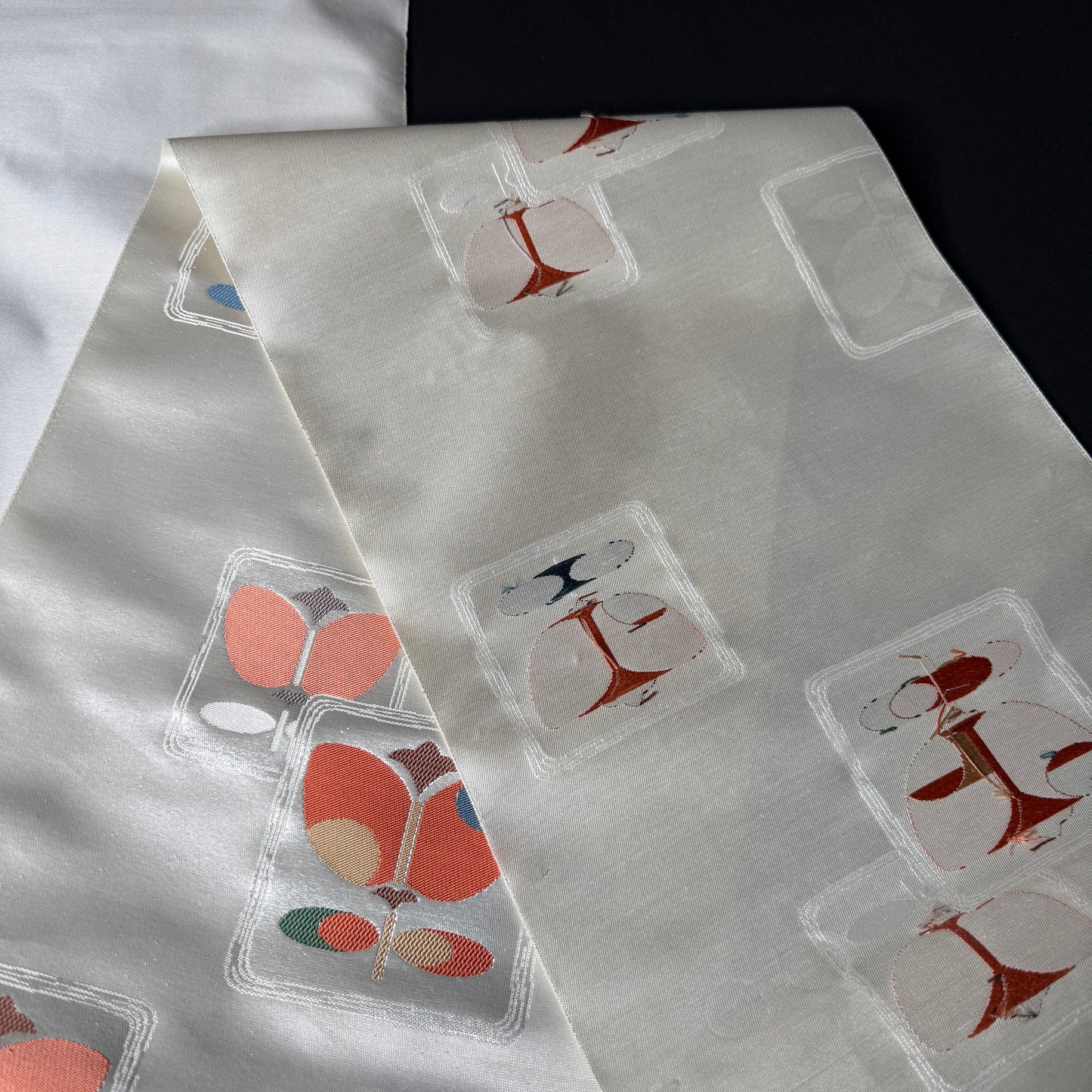 "Floral Blocks" Vintage Obi BOLT