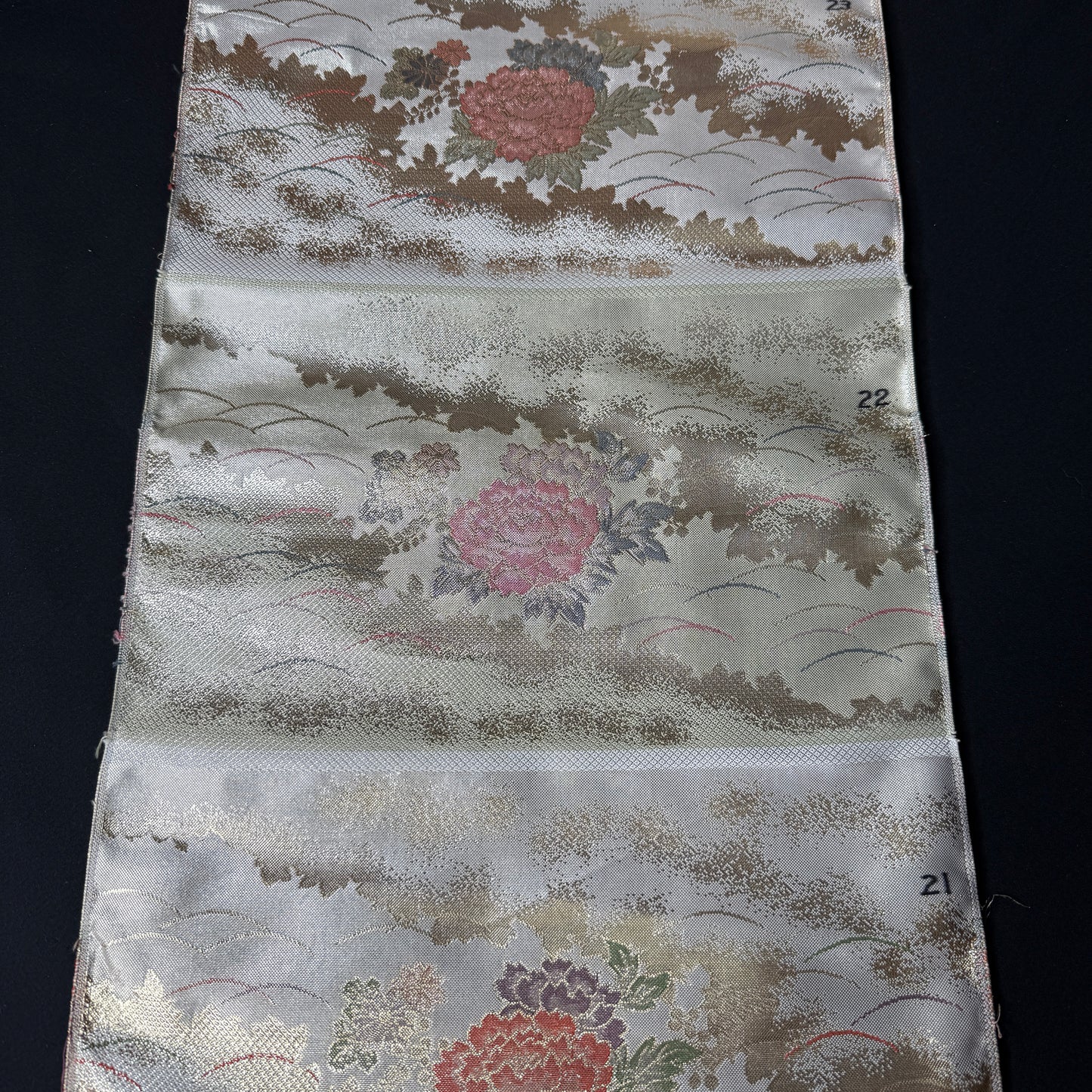 "Peony Sampler 1" Vintage Obi BOLT