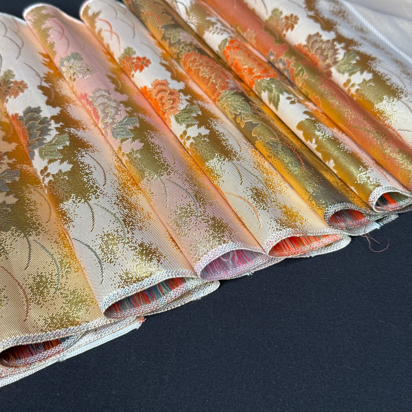 "Peony Sampler 2" Vintage Obi BOLT