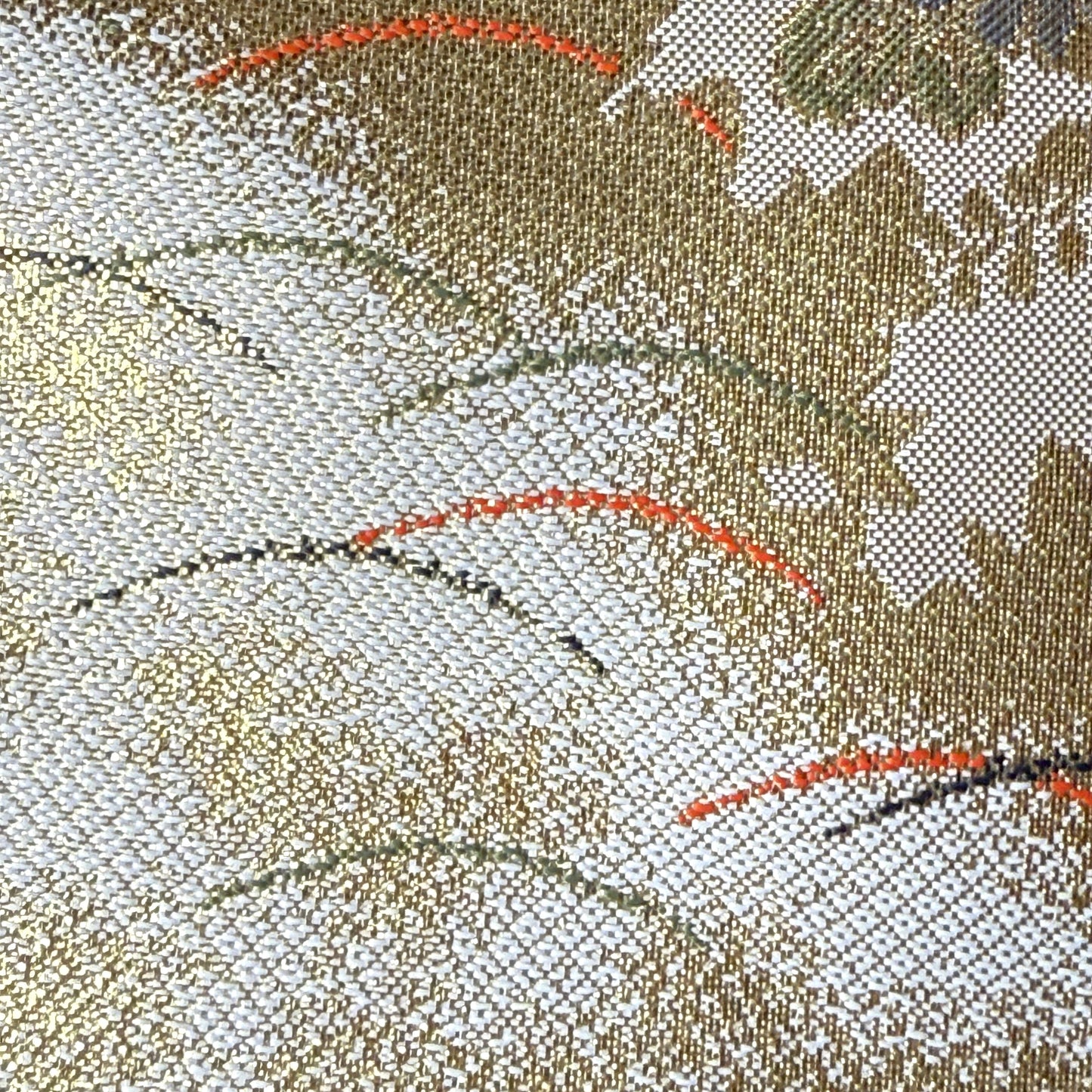"Peony Sampler 2" Vintage Obi BOLT