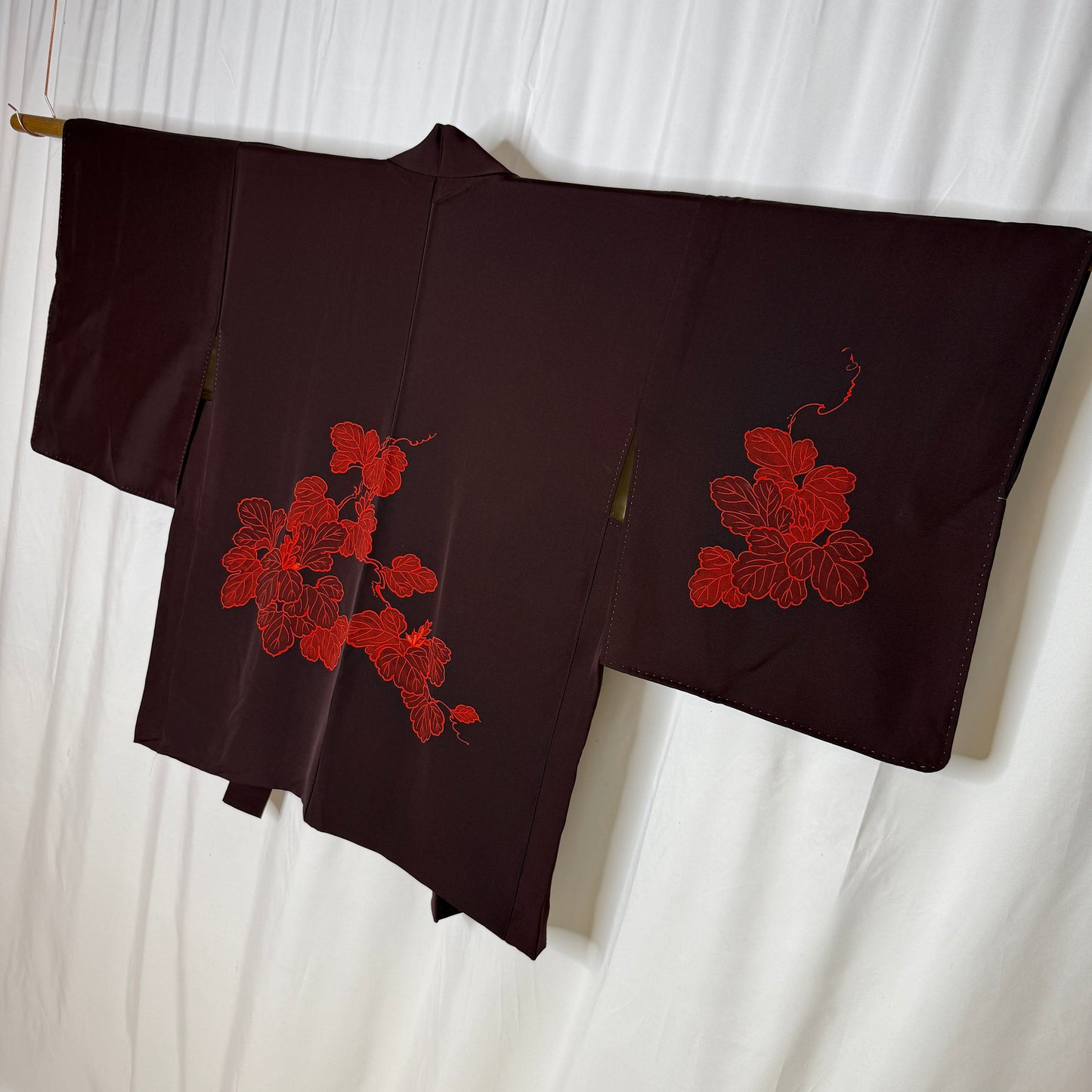 "Tangerine Shimmer" XL Oki Haori Jacket