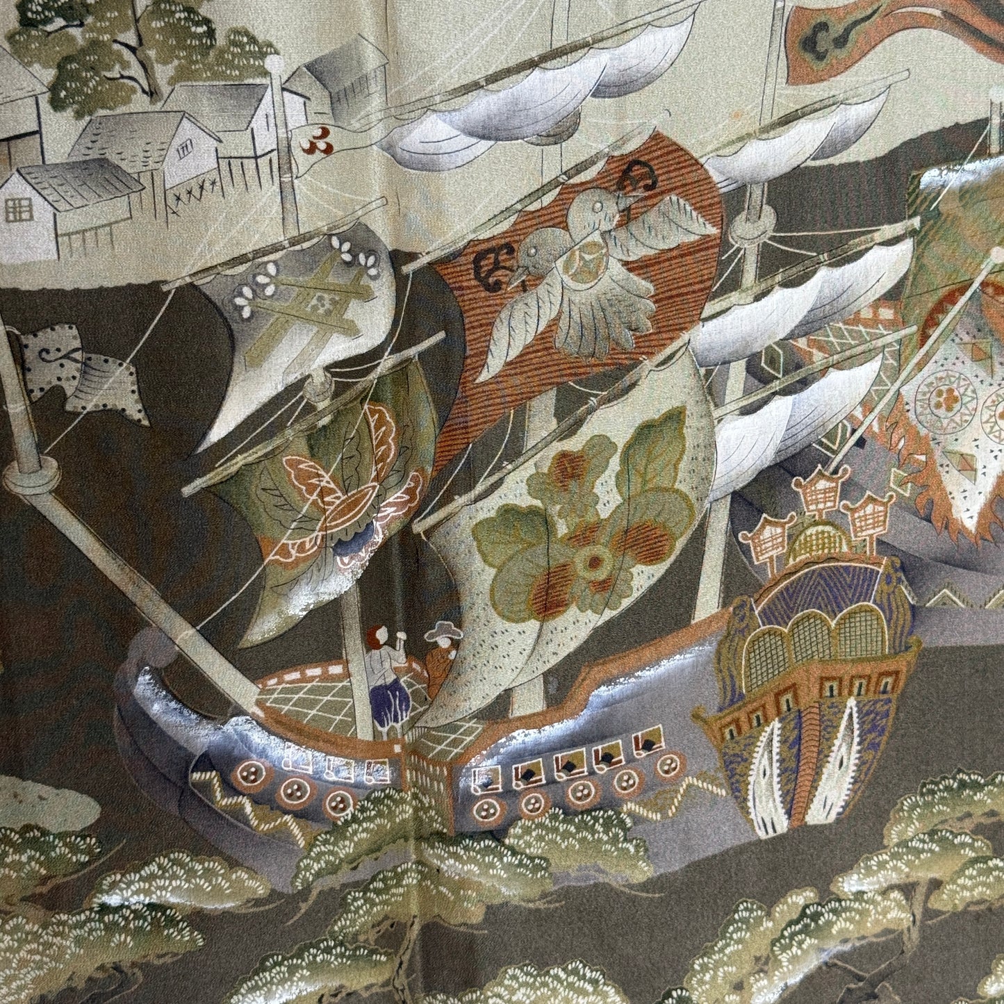 "Namban Art" Vintage Man's Haori