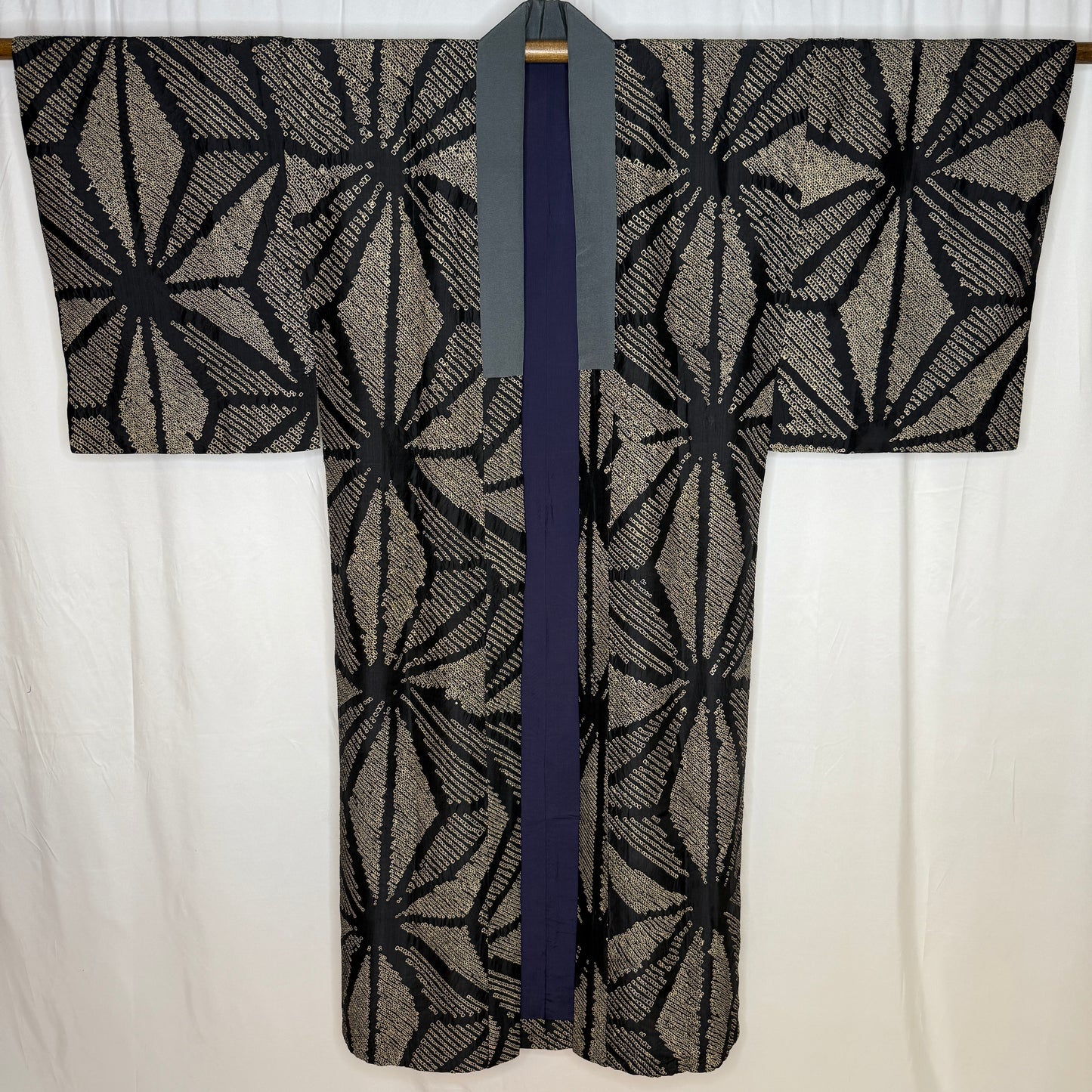 "Asanoha Shibori" Man's Juban Underkimono