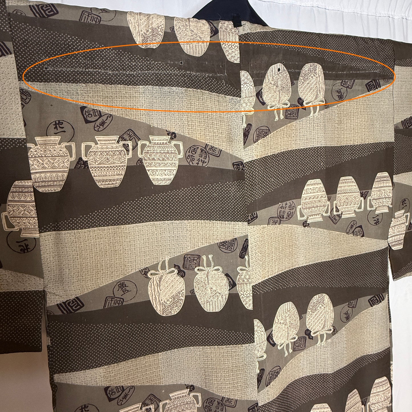 "Mingei Tradition" Man's Juban Underkimono