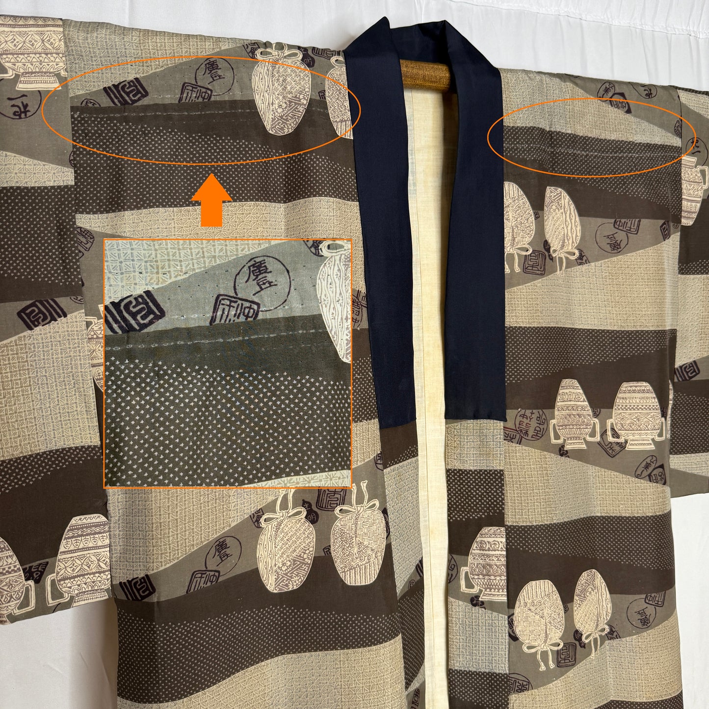 "Mingei Tradition" Man's Juban Underkimono