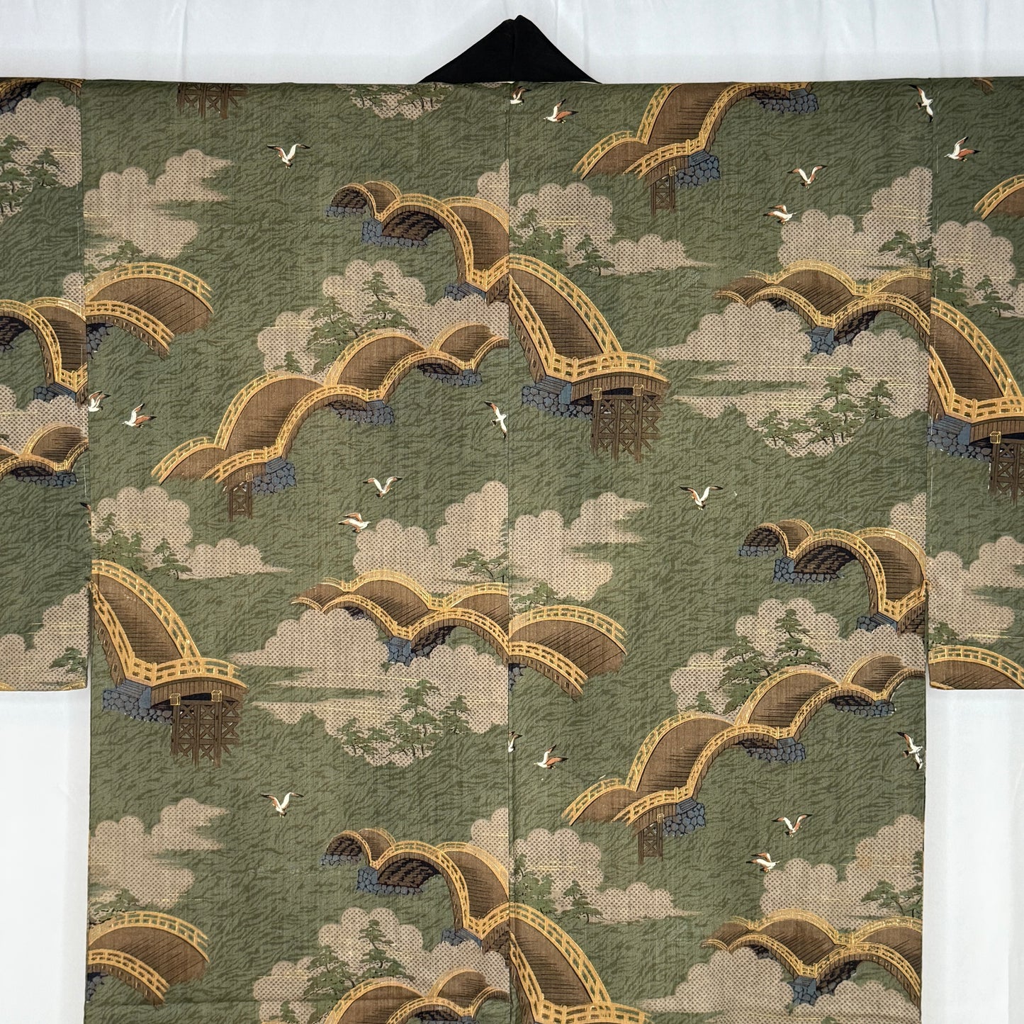 "Kintai Bridge" Man's Juban Underkimono