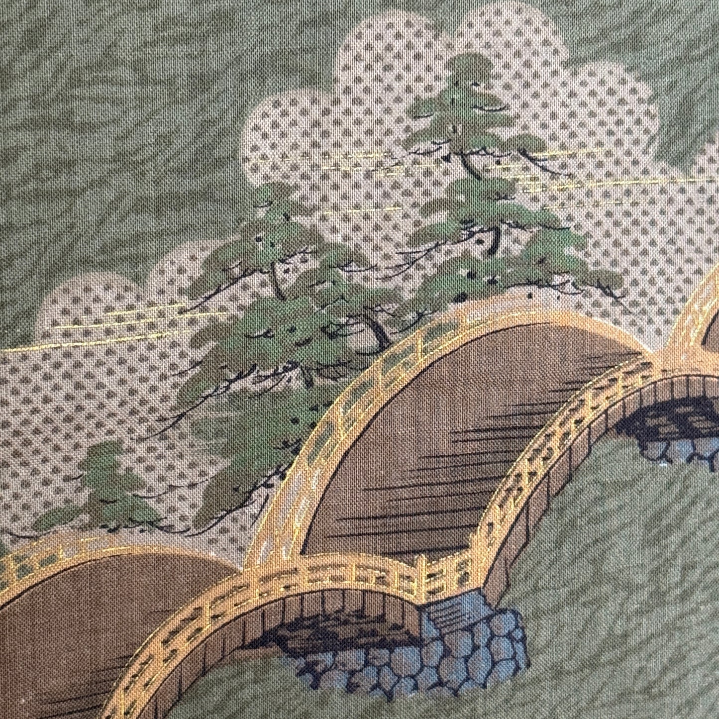 "Kintai Bridge" Man's Juban Underkimono