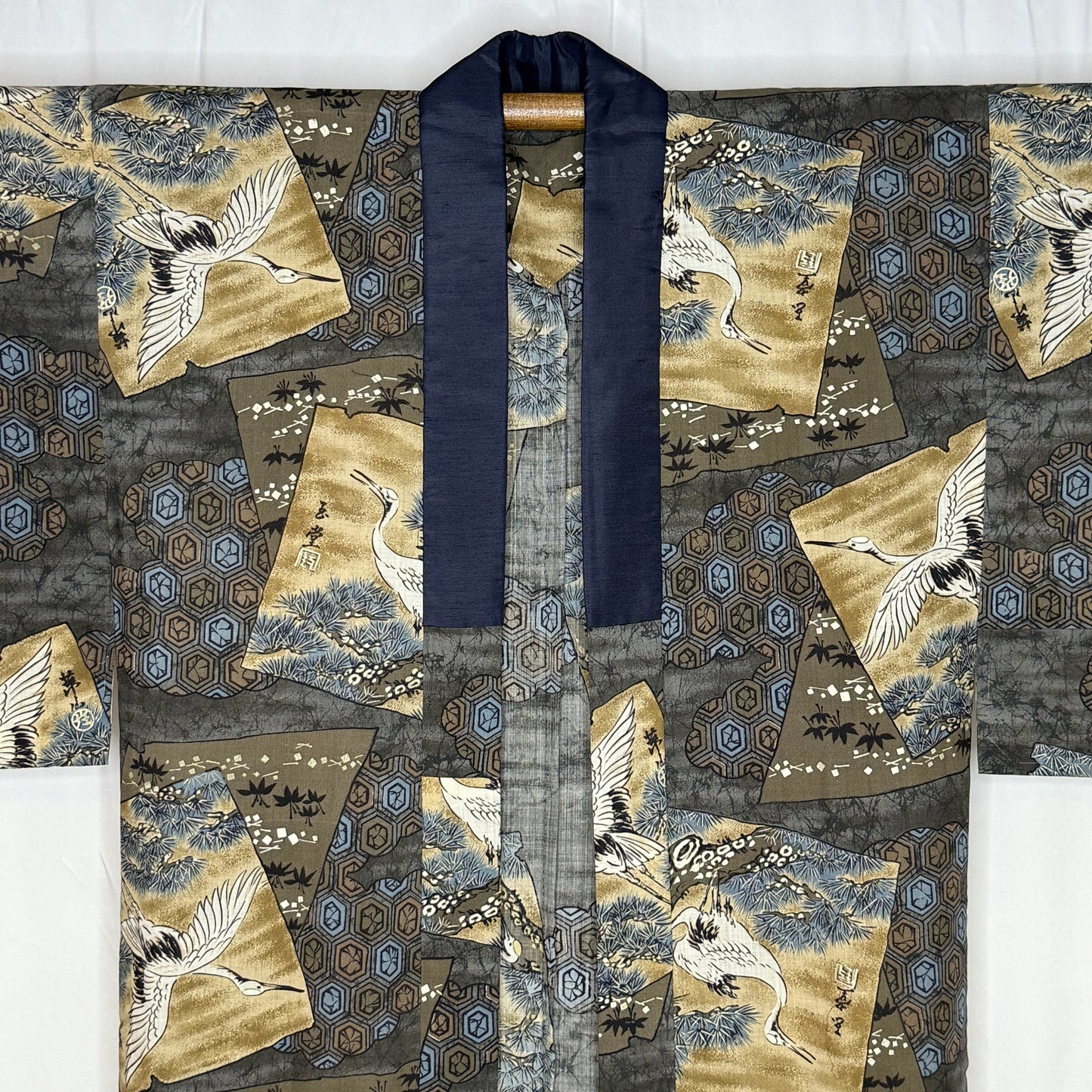 "Crane, Pine, Tortoise" Man's Juban Underkimono