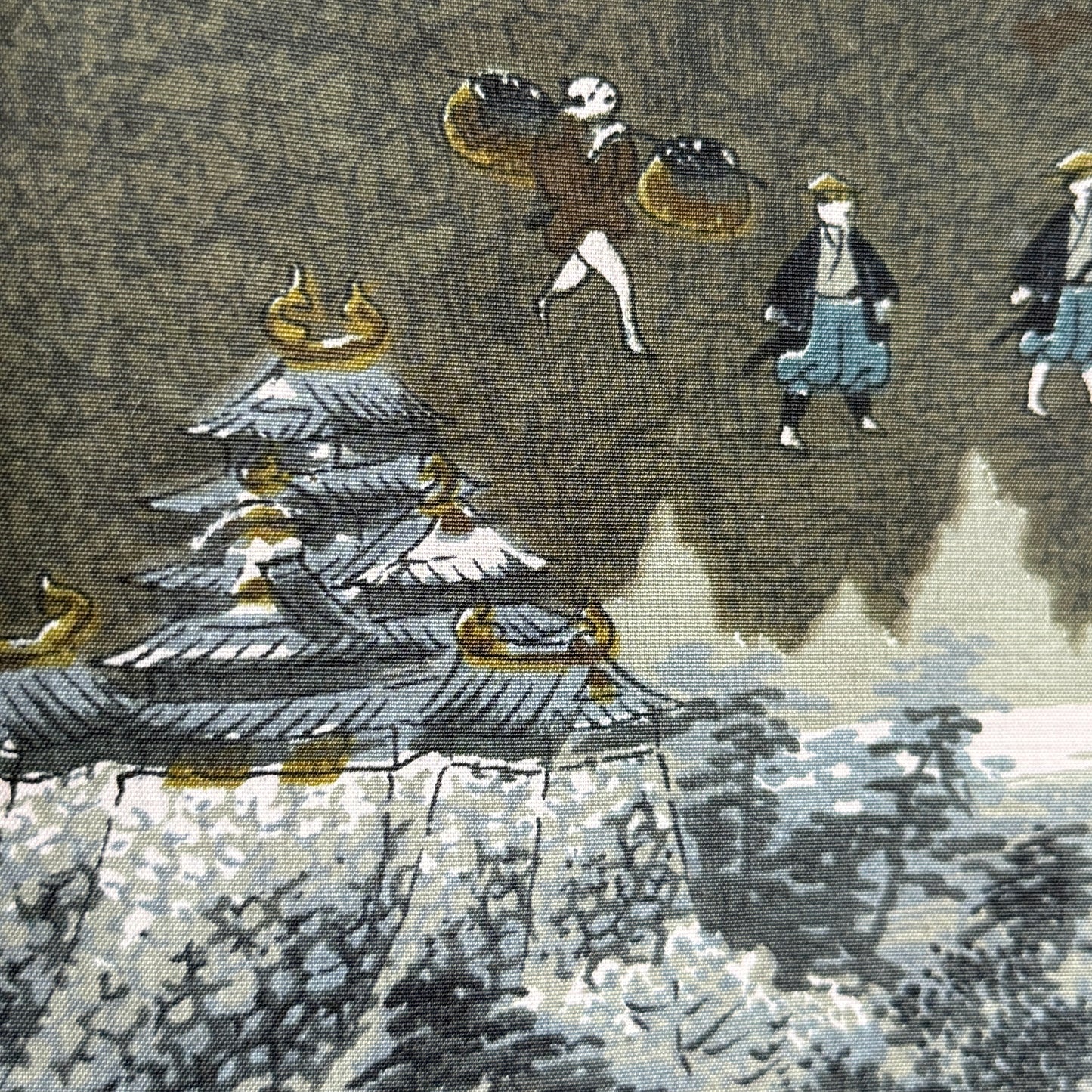 "Tokaido Journey" Man's Juban Underkimono