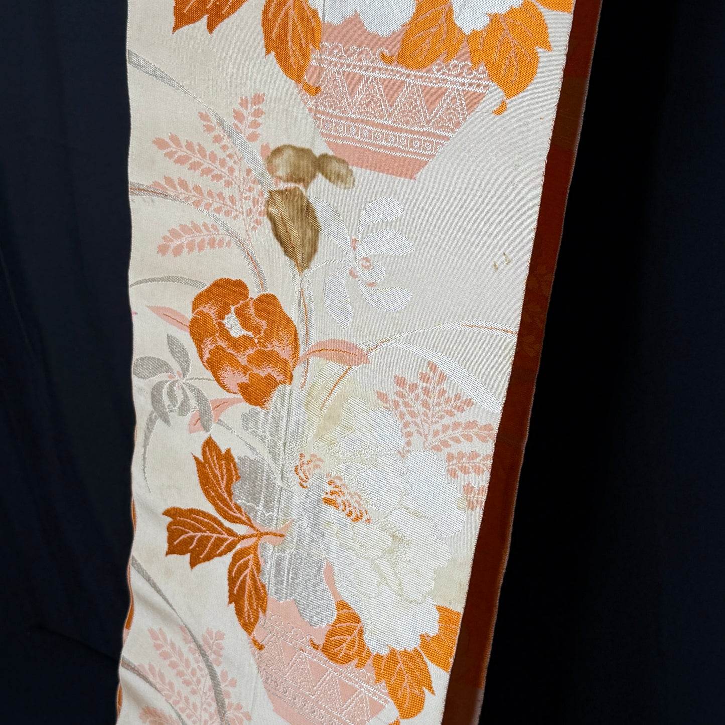 "Peony Ikebana" Vintage Obi BOLT