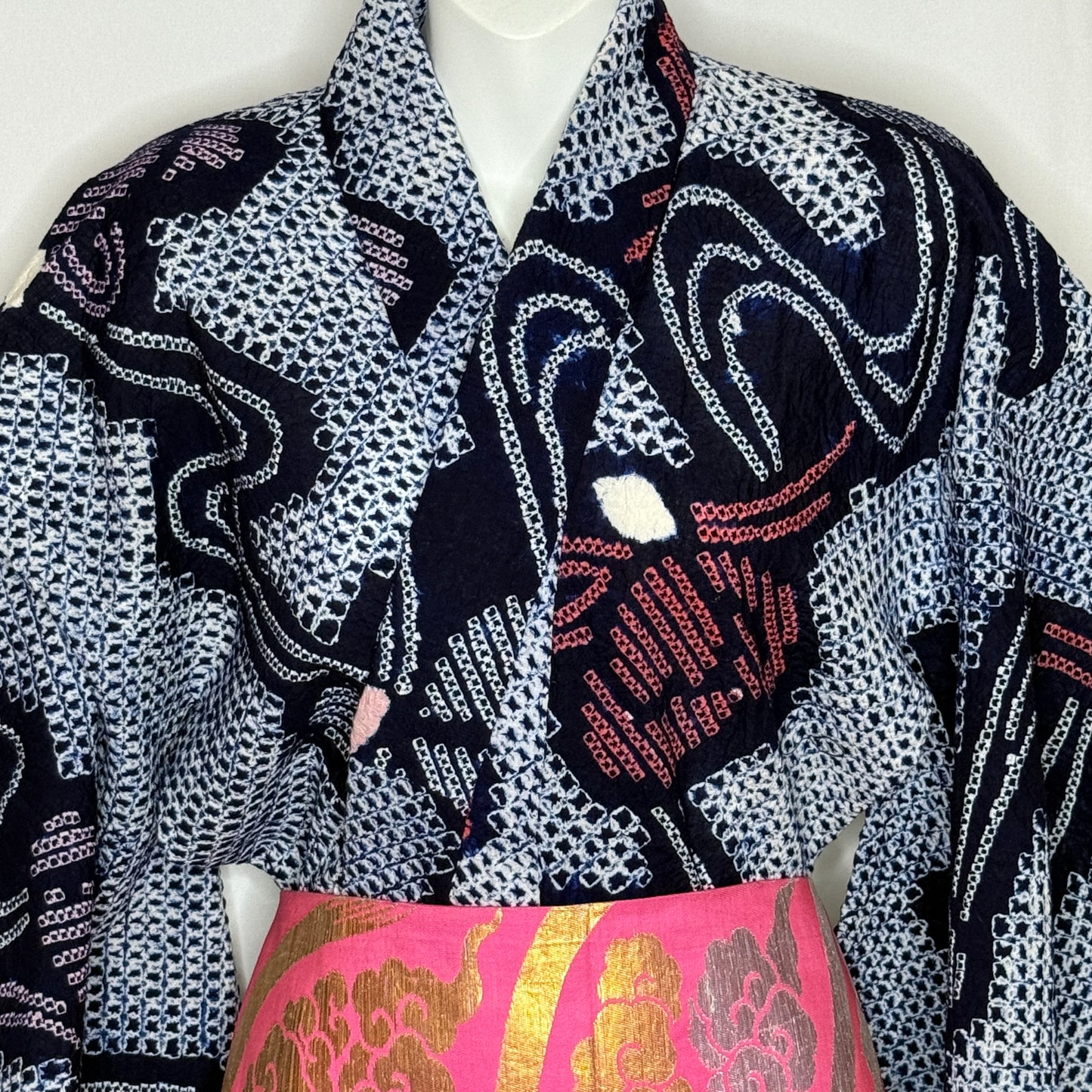 "Twilight Flight" Vintage Japanese Yukata