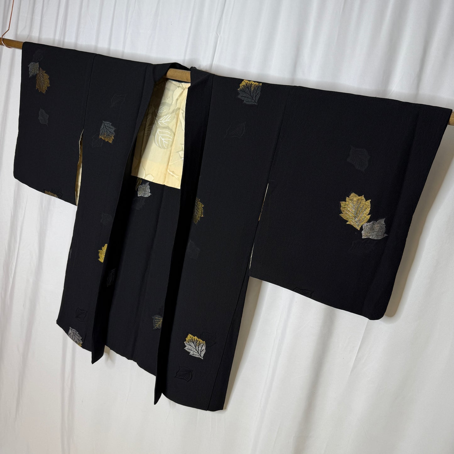 "Shimmering Leaves" Vintage Haori Jacket