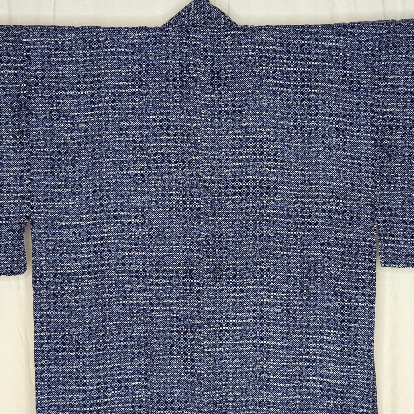 "Blue Lattice" Vintage Japanese Yukata