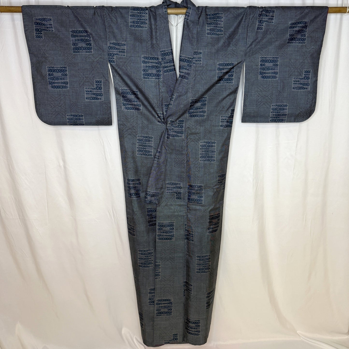 "Meisen Swirls" Kimono Obi Set