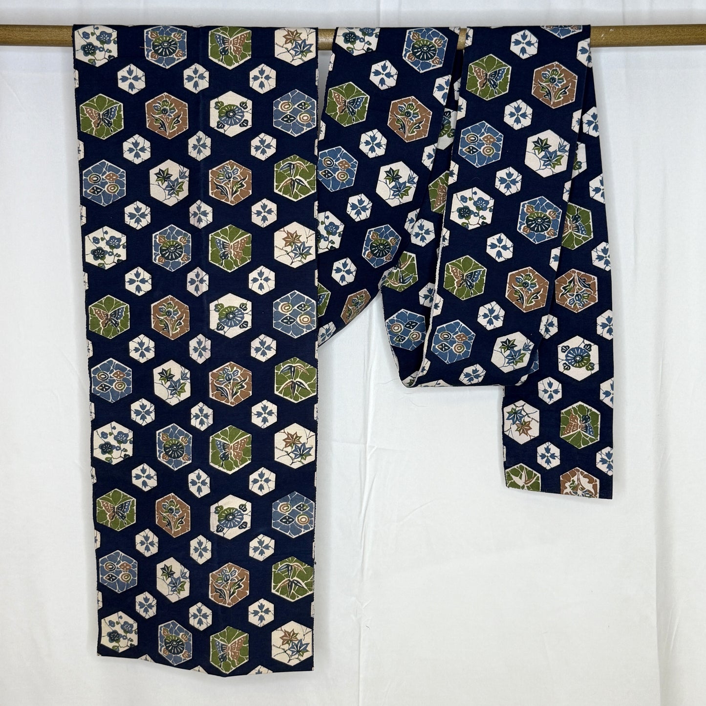"Quiet Rain" Kimono Obi Set