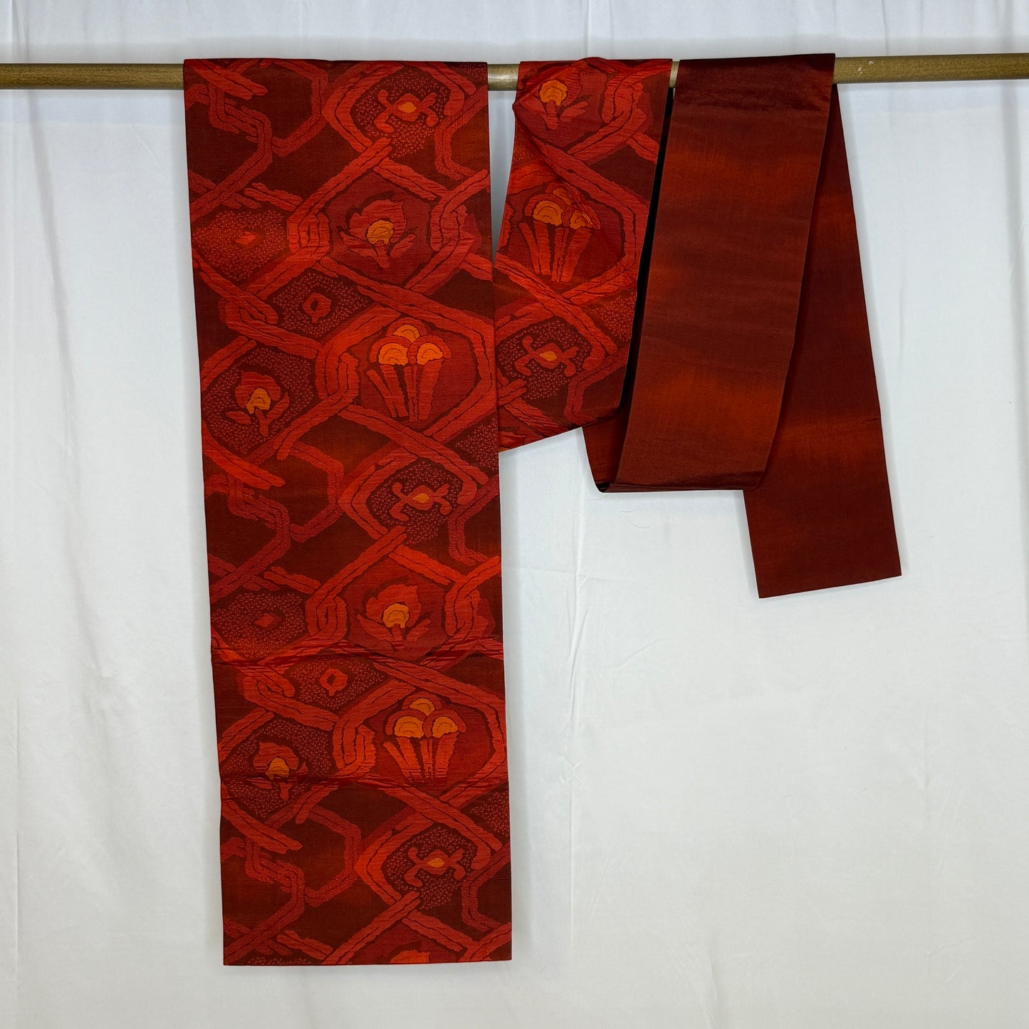 "Patchwork Reverie" Kimono Obi Set