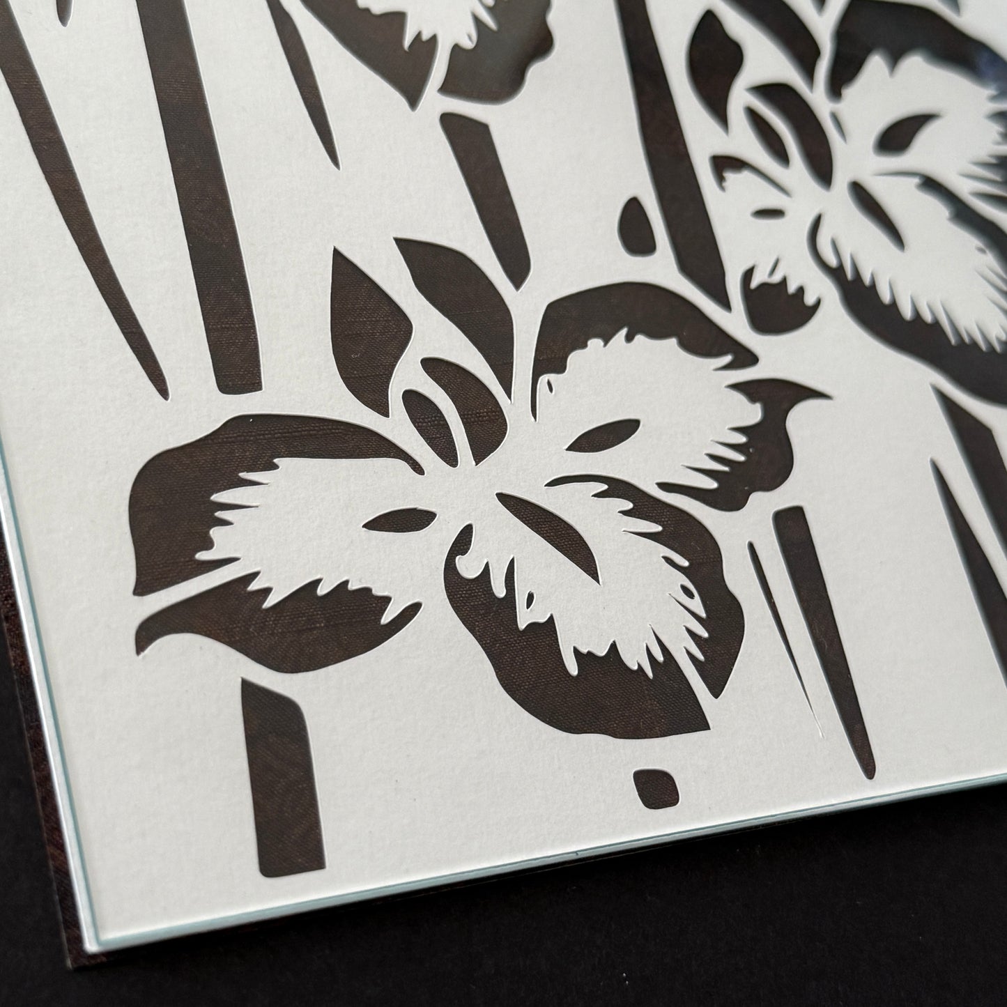 "Irises" Katagami Art