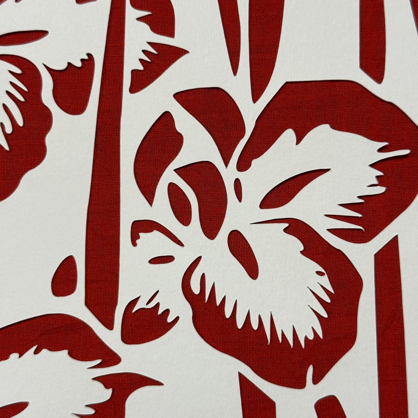 "Irises" Katagami Art