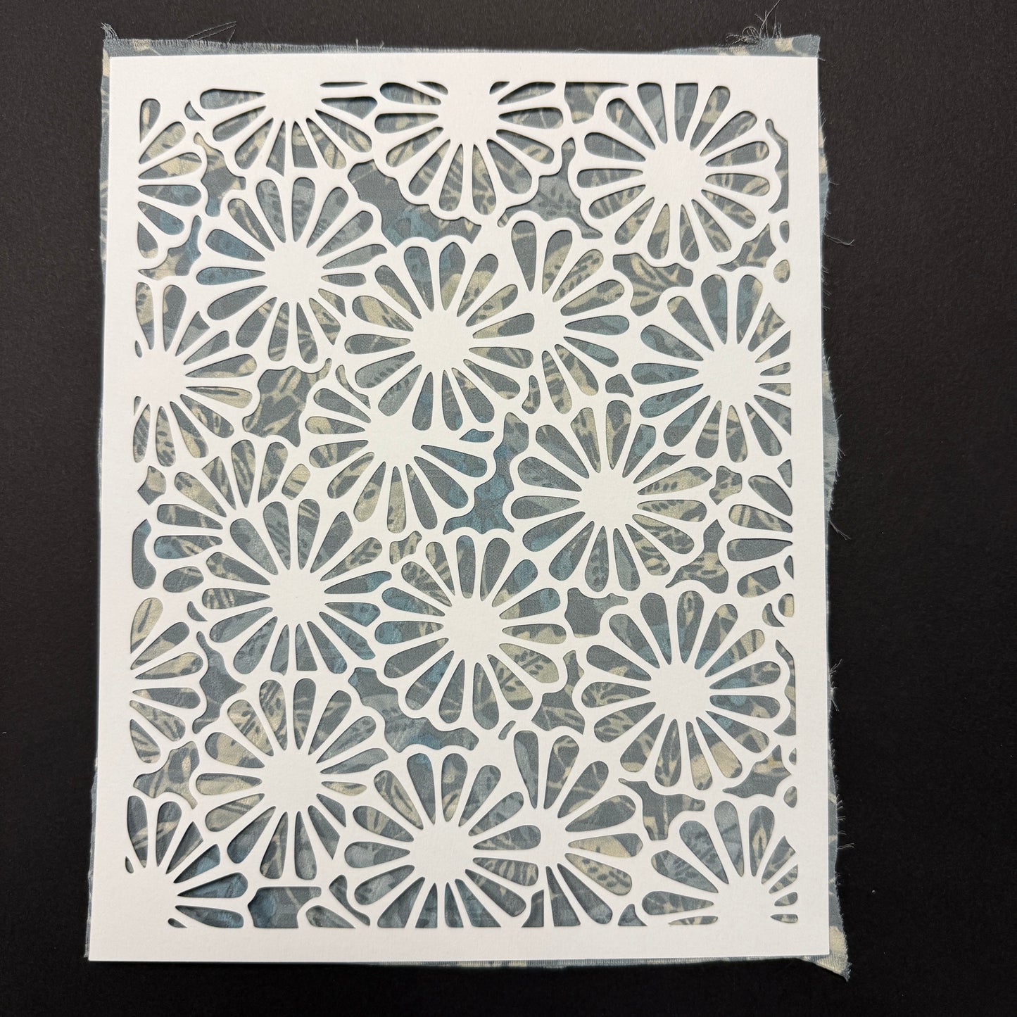 "Chrysanthemums" Katagami Art