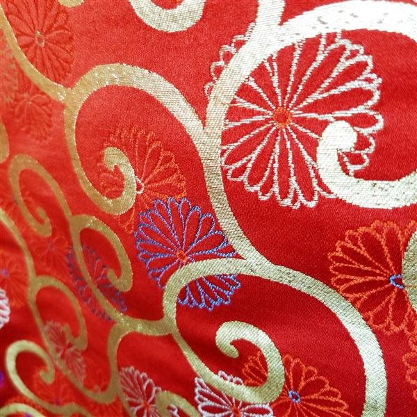 "Arabesque on Red" Vintage Wedding Kimono (Kakeshita) - Kyoto Kimono