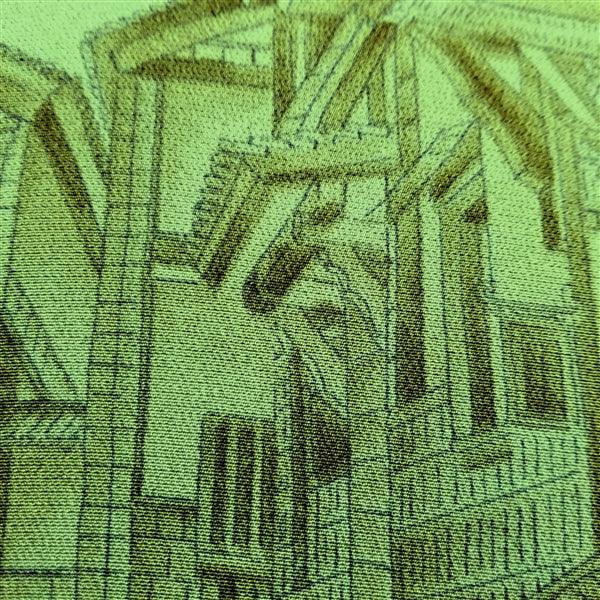 "Architecture" Vintage Kimono - Kyoto Kimono