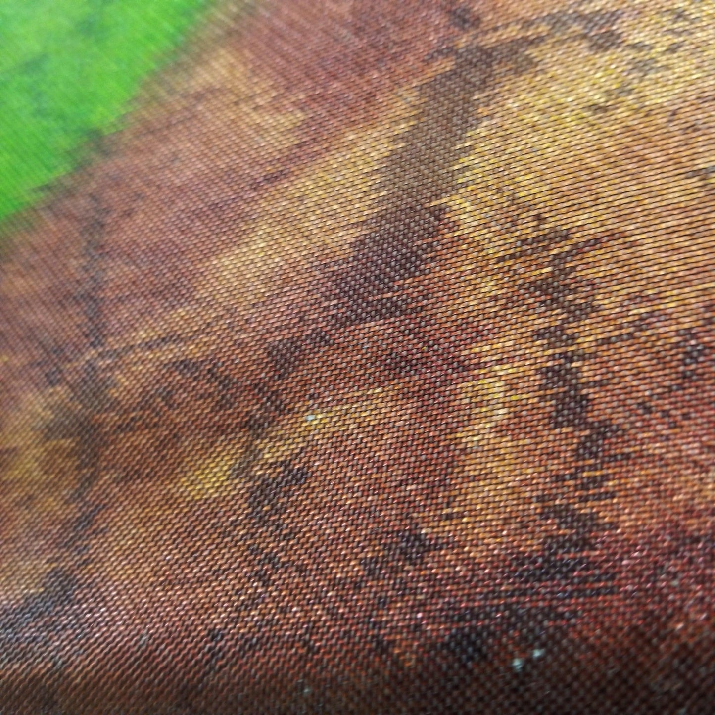 "Autumn Mosaic" Vintage Nagoya Obi - Kyoto Kimono