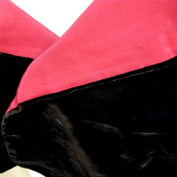 "Black Peltzer" Vintage Kimono Shawl - Kyoto Kimono