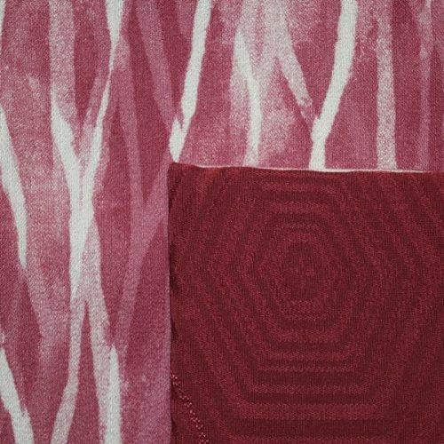 "Burgundy Birches" - Reversible Pocket Square - Kyoto Kimono