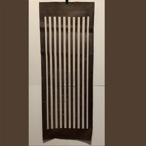 "Carved Stripes" Vintage Katagami Stencil - Kyoto Kimono