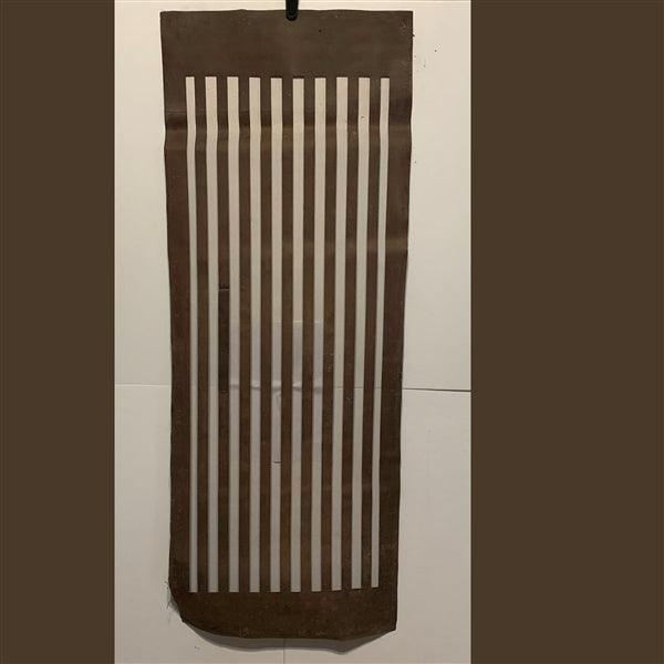 "Carved Stripes" Vintage Katagami Stencil - Kyoto Kimono