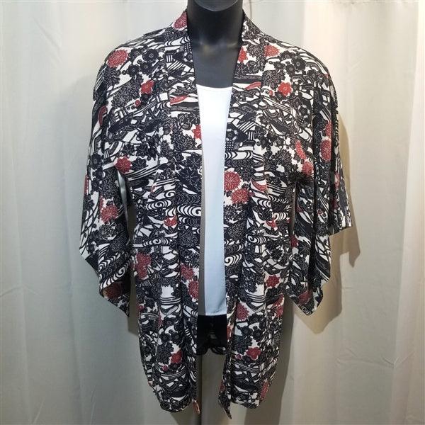 "Classic Stencil" Vintage Haori - Kyoto Kimono