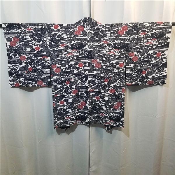 "Classic Stencil" Vintage Haori - Kyoto Kimono