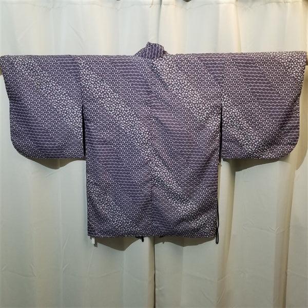 "Collaged Motifs" Vintage Dochugi Kimono Jacket - Kyoto Kimono