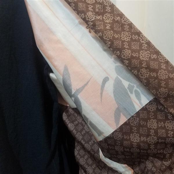 "Dorozome" Vintage Japanese Haori - Kyoto Kimono