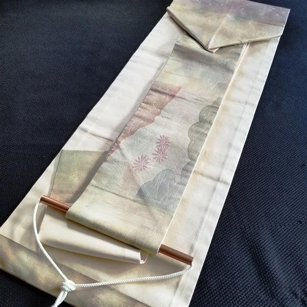 "Edo Maiden" Vintage Nagoya Obi - Kyoto Kimono