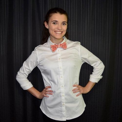 "Festive Red" - Bow Tie - Kyoto Kimono