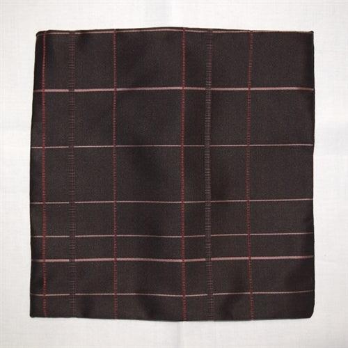 "Fine Plaid" - Pocket Square - Kyoto Kimono