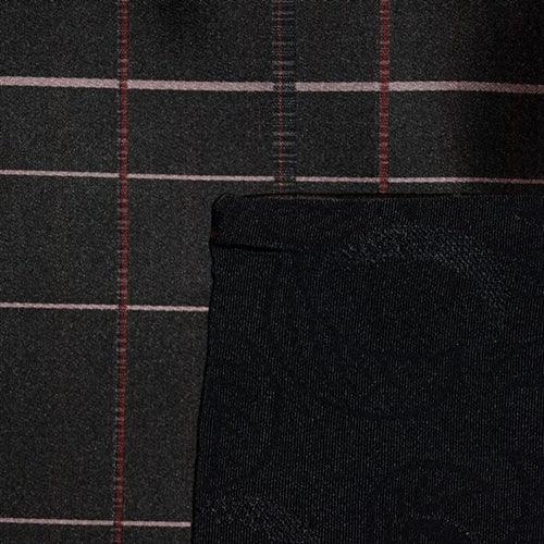 "Fine Plaid" - Pocket Square - Kyoto Kimono