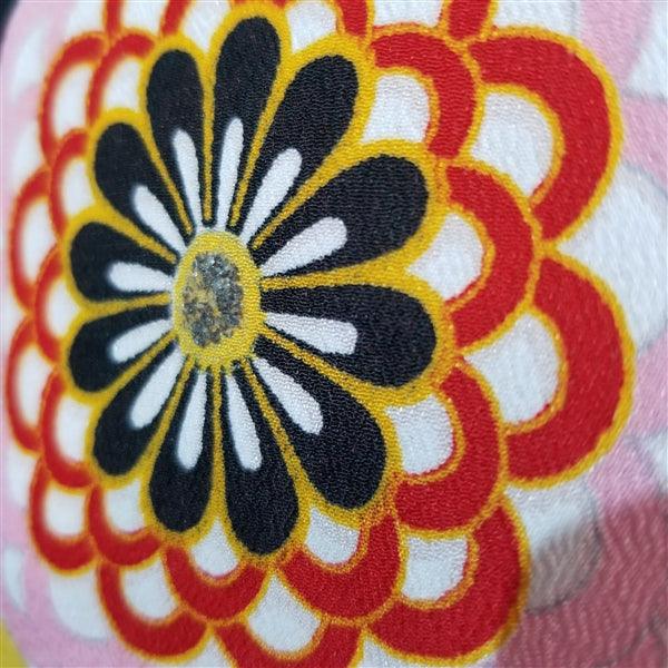 "Floating Mums" Vintage Girl's Kimono - Kyoto Kimono