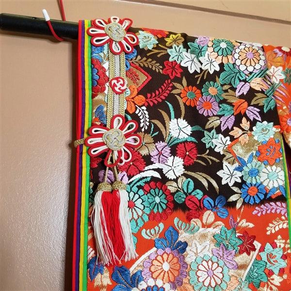 "Floral Collage" Vintage Wedding Kimono (Uchikake) - Kyoto Kimono