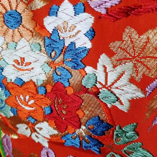 "Floral Collage" Vintage Wedding Kimono (Uchikake) - Kyoto Kimono