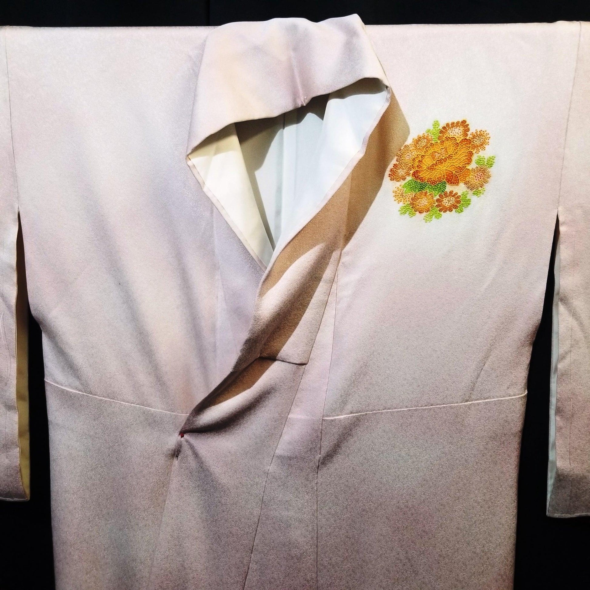 "French Knots" Vintage Kimono - Kyoto Kimono