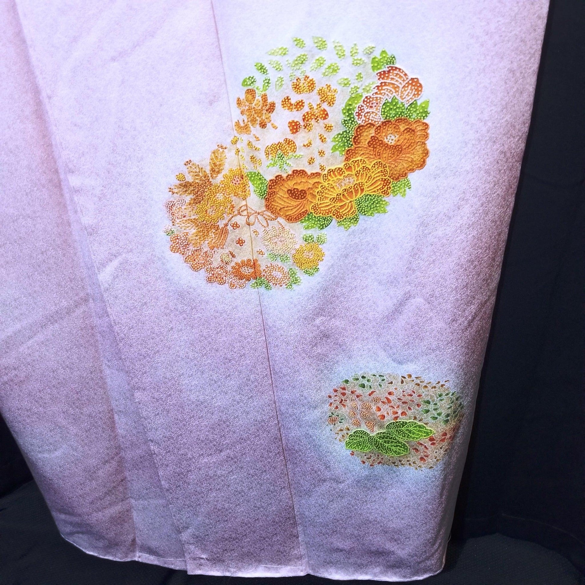 "French Knots" Vintage Kimono - Kyoto Kimono