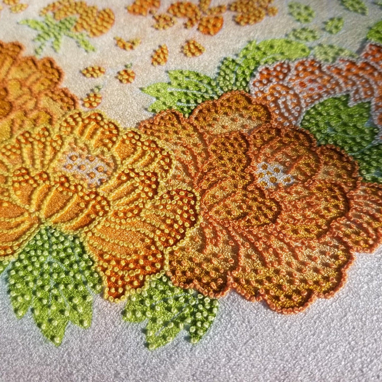 "French Knots" Vintage Kimono - Kyoto Kimono