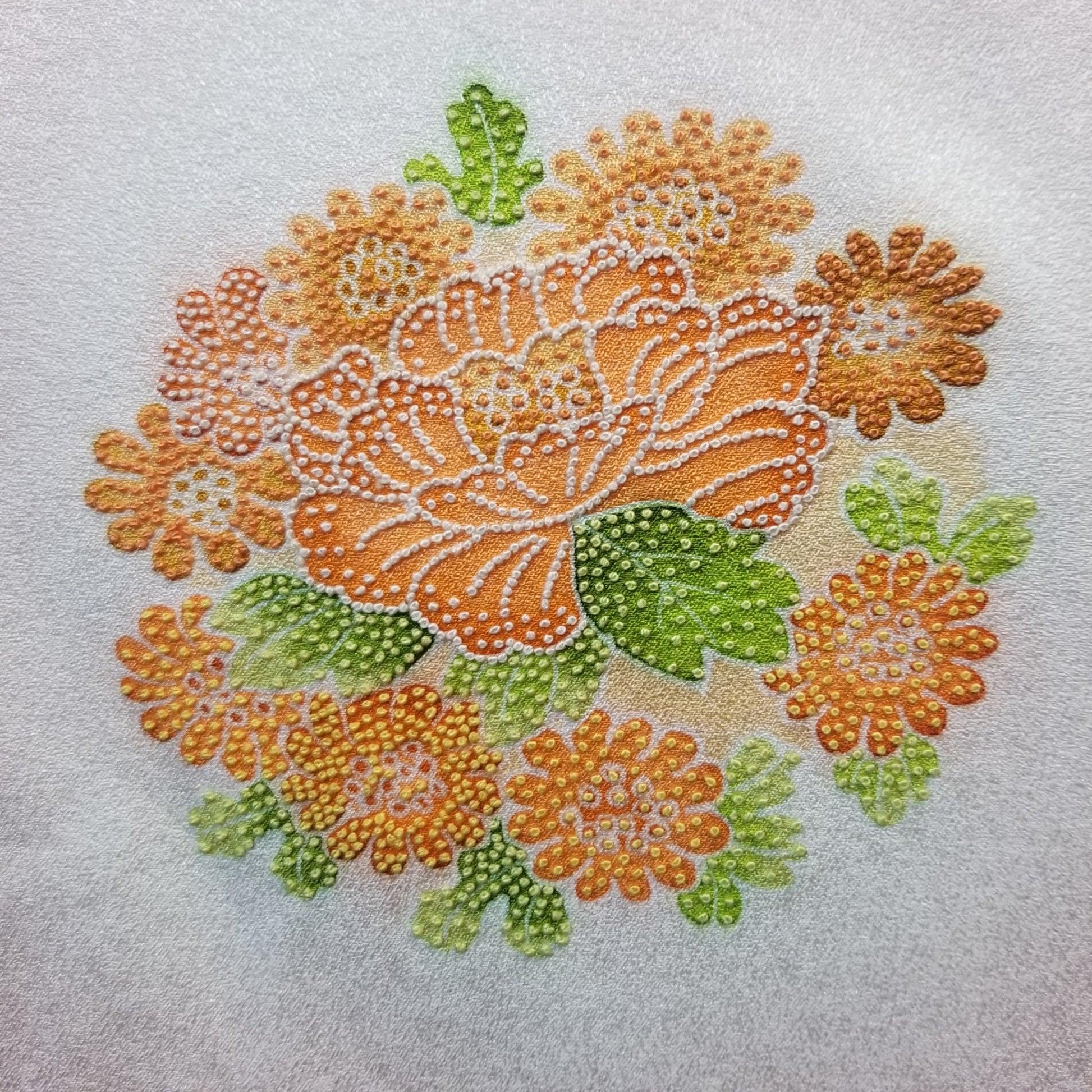 "French Knots" Vintage Kimono - Kyoto Kimono