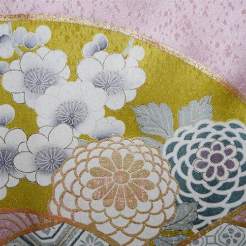 "Furisode Fans" Kimono Tapestry - Kyoto Kimono
