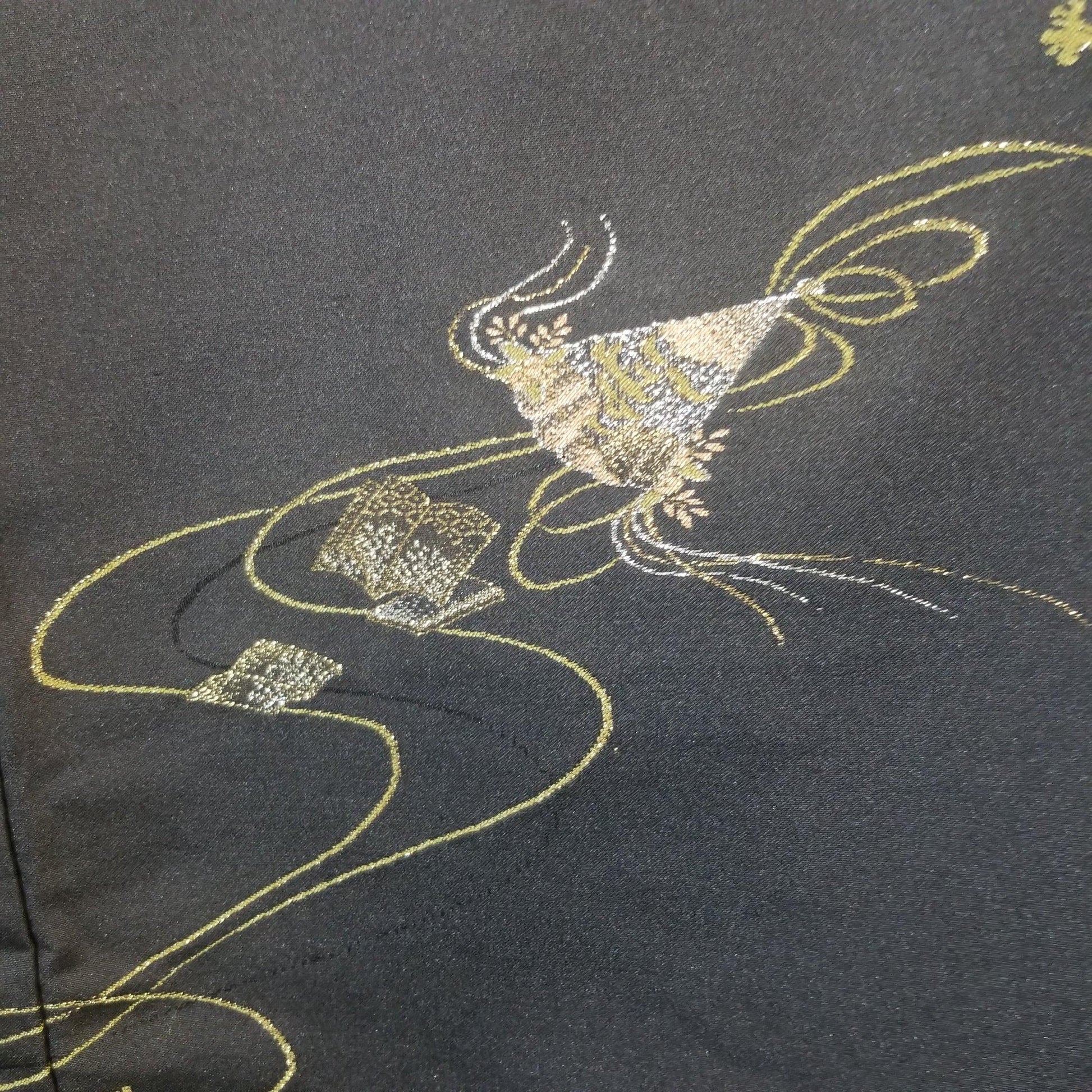 "Glitter Fans" Vintage Haori - Kyoto Kimono