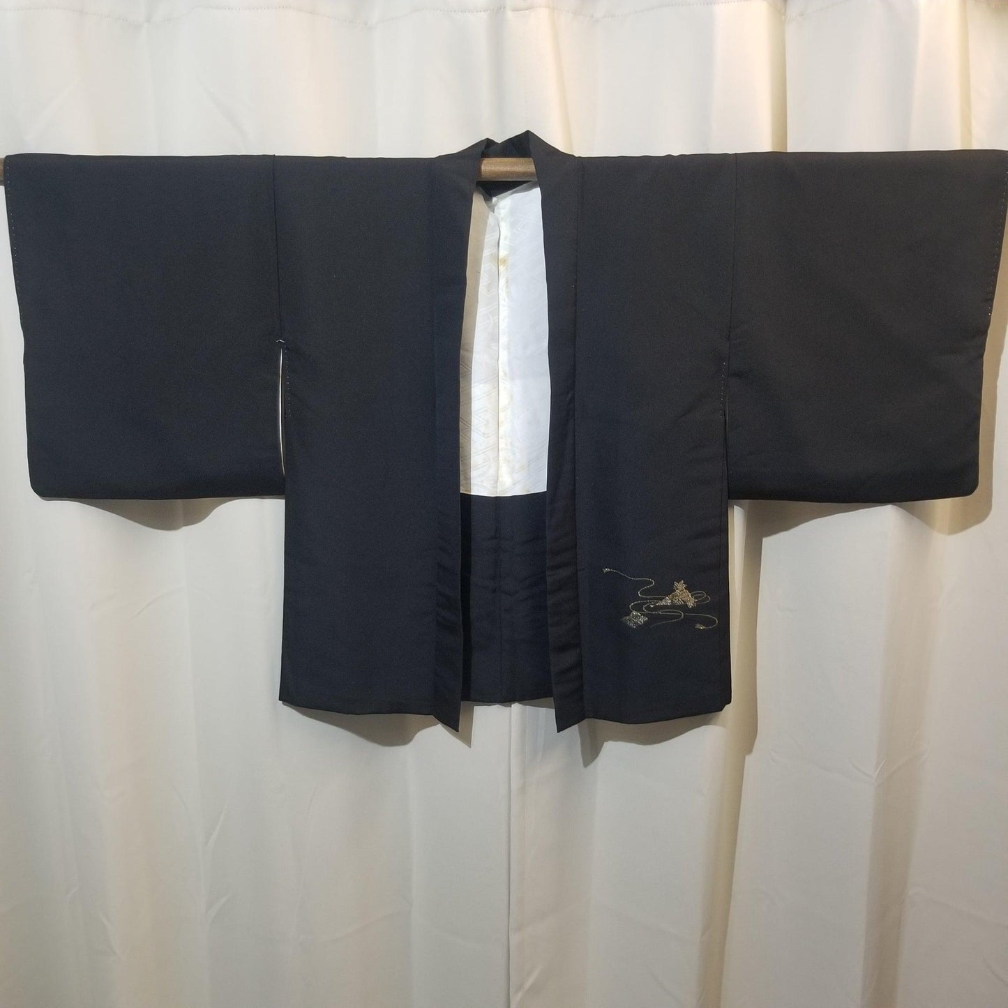 "Glitter Fans" Vintage Haori - Kyoto Kimono